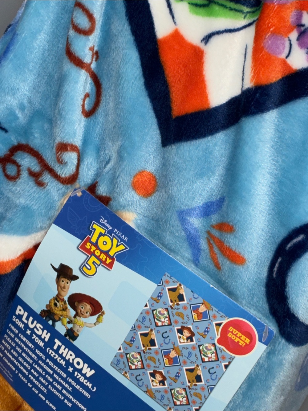You Story Plush throw blanket